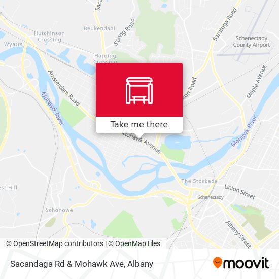 Sacandaga Rd & Mohawk Ave map