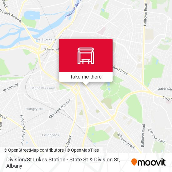Mapa de Division / St Lukes Station - State St & Division St