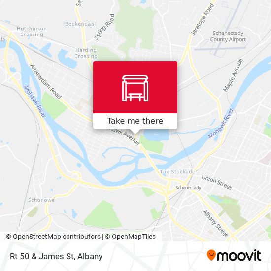Mapa de Rt 50 & James St