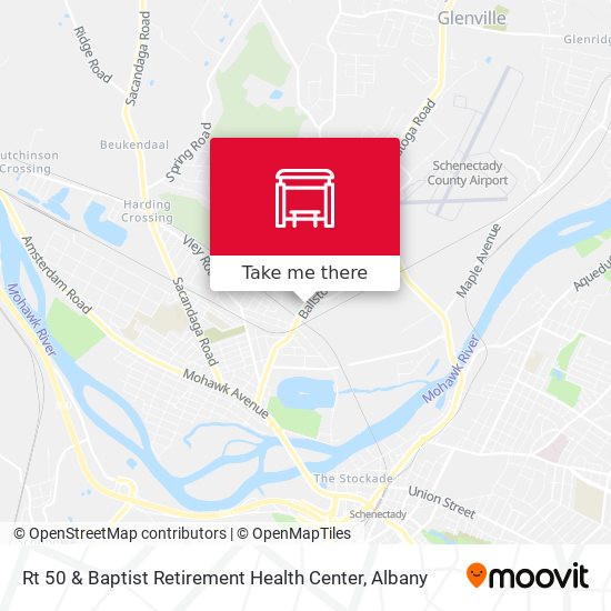 Rt 50 & Baptist Retirement Health Center map