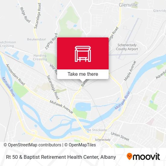 Rt 50 & Baptist Retirement Health Center map