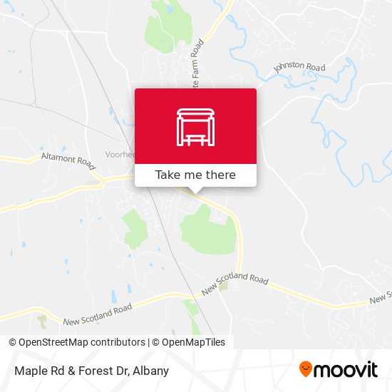 Mapa de Maple Rd & Forest Dr