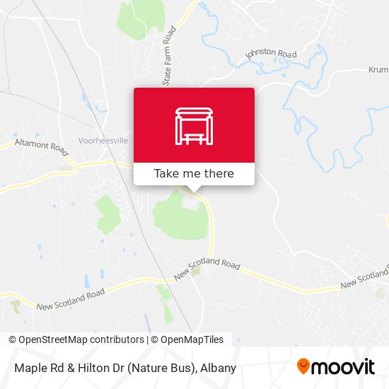 Maple Rd & Hilton Dr (Nature Bus) map