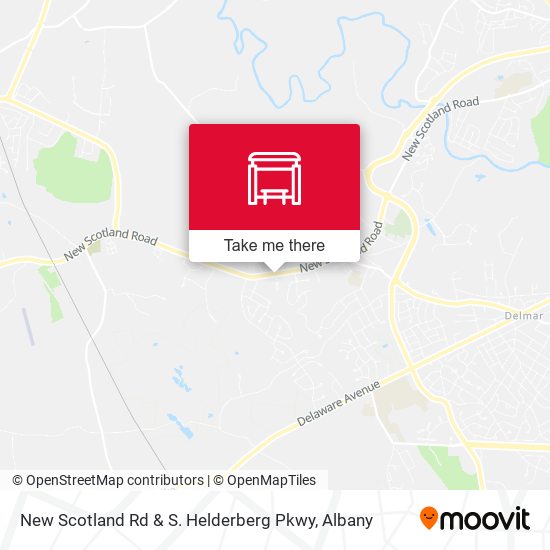 New Scotland Rd & S. Helderberg Pkwy map