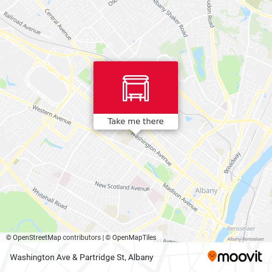 Mapa de Washington Ave & Partridge St