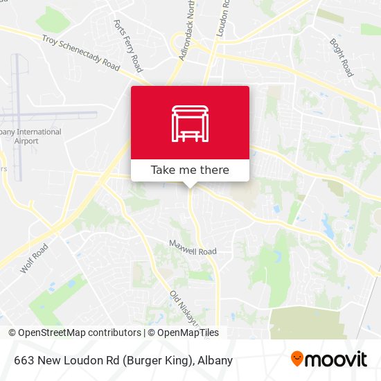 Mapa de 663 New Loudon Rd (Burger King)