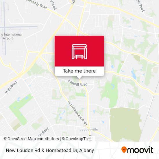 New Loudon Rd & Homestead Dr map