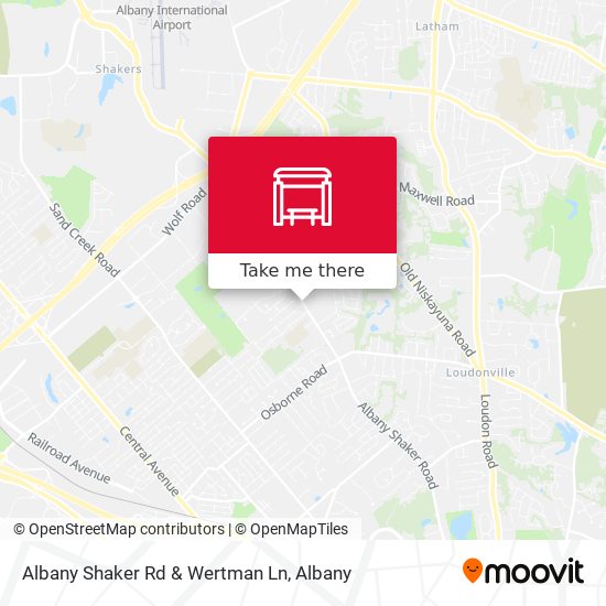 Mapa de Albany Shaker Rd & Wertman Ln