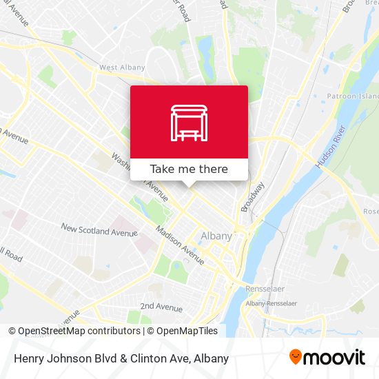 Henry Johnson Blvd & Clinton Ave map