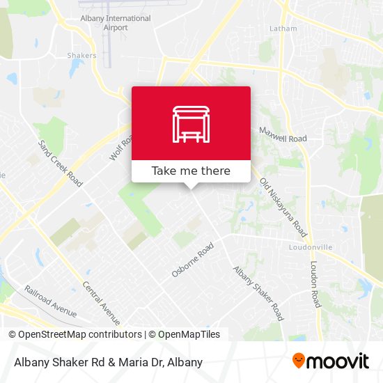 Mapa de Albany Shaker Rd & Maria Dr