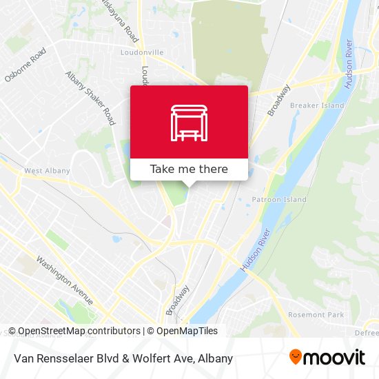 Mapa de Van Rensselaer Blvd & Wolfert Ave