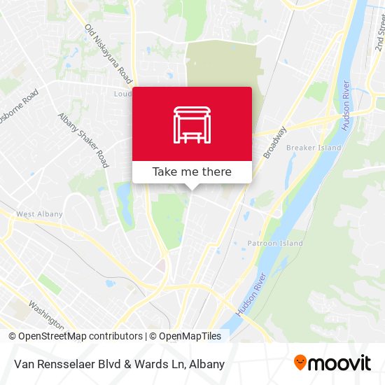 Van Rensselaer Blvd & Wards Ln map