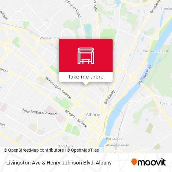 Livingston Ave & Henry Johnson Blvd map