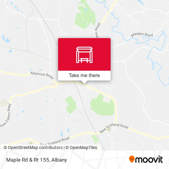 Mapa de Maple Rd & Rt 155