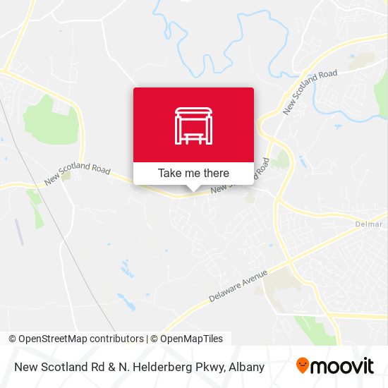 New Scotland Rd & N. Helderberg Pkwy map