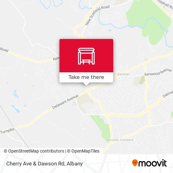 Cherry Ave & Dawson Rd map