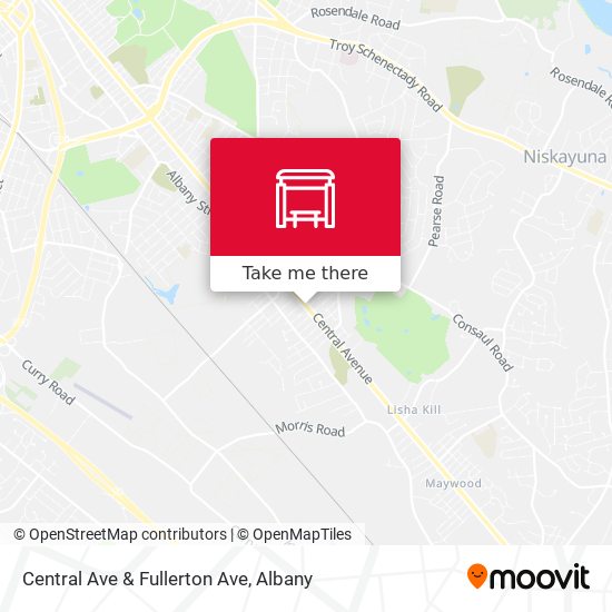Mapa de Central Ave & Fullerton Ave