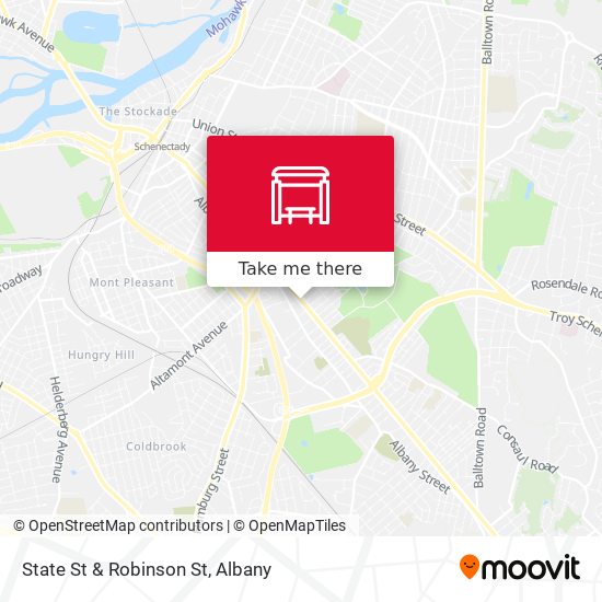 Mapa de State St & Robinson St
