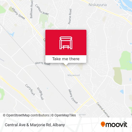 Central Ave & Marjorie Rd map