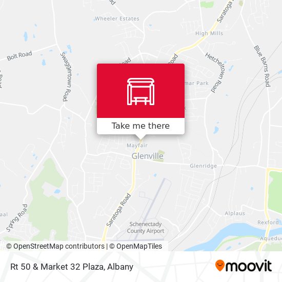 Rt 50 & Market 32 Plaza map