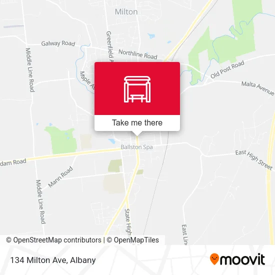 Mapa de 134 Milton Ave
