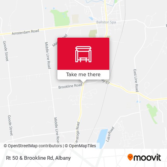 Rt 50 & Brookline Rd map