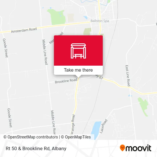 Mapa de Rt 50 & Brookline Rd