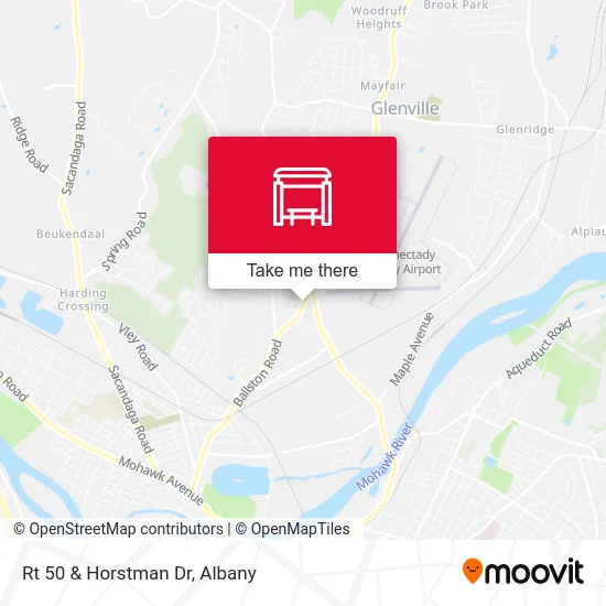 Rt 50 & Horstman Dr map