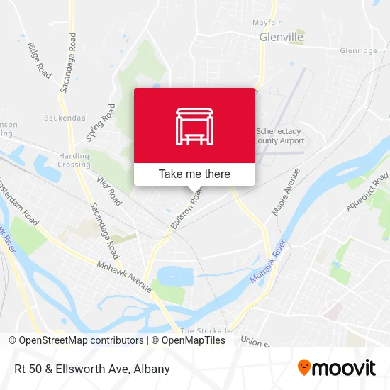 Mapa de Rt 50 & Ellsworth Ave