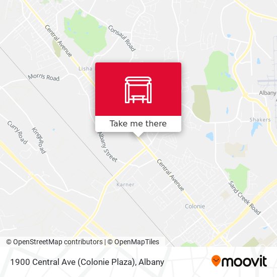Mapa de 1900 Central Ave (Colonie Plaza)