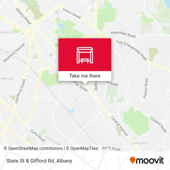 State St & Gifford Rd map