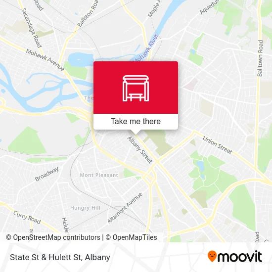 State St & Hulett St map
