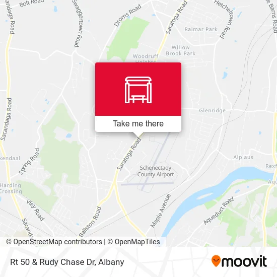 Rt 50 & Rudy Chase Dr map