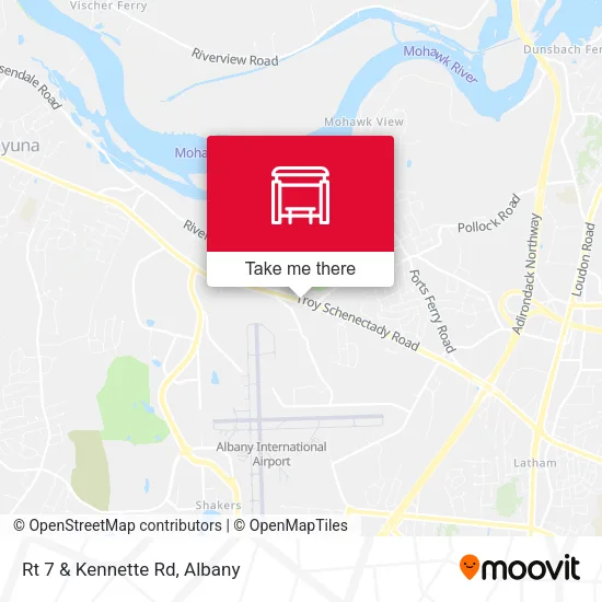 Mapa de Rt 7 & Kennette Rd