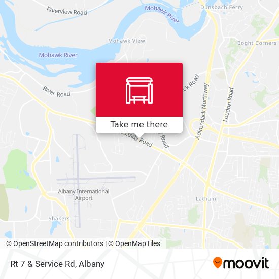 Mapa de Rt 7 & Service Rd