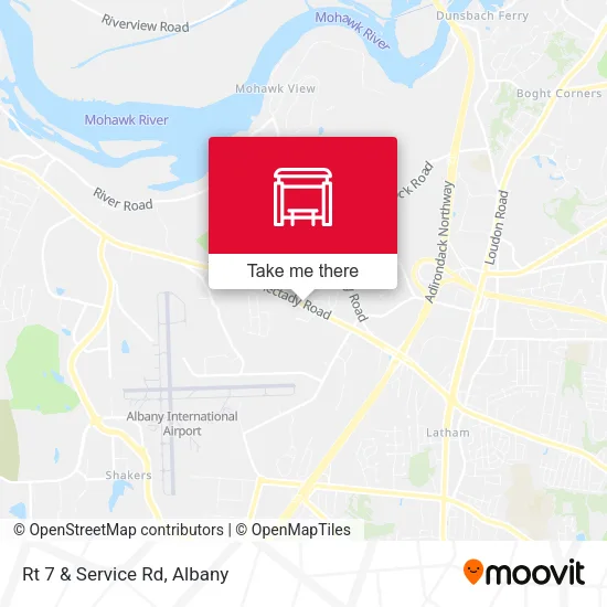 Mapa de Rt 7 & Service Rd