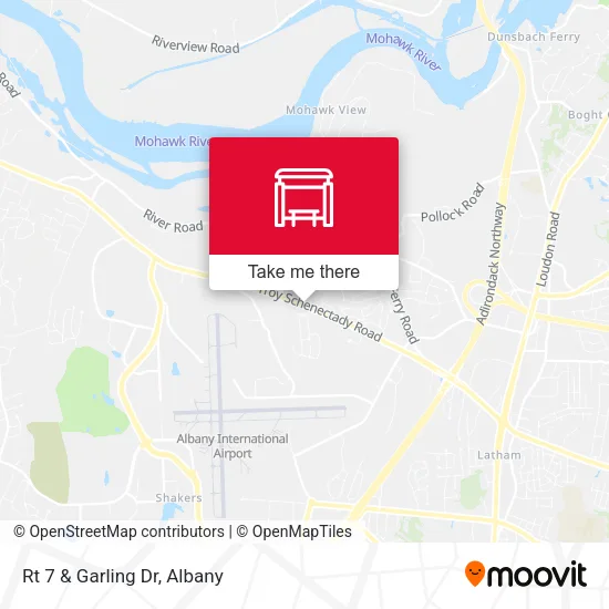 Mapa de Rt 7 & Garling Dr