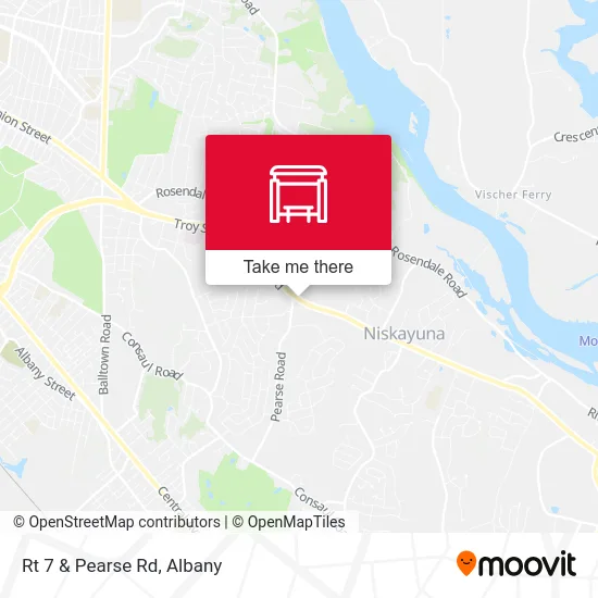 Mapa de Rt 7 & Pearse Rd