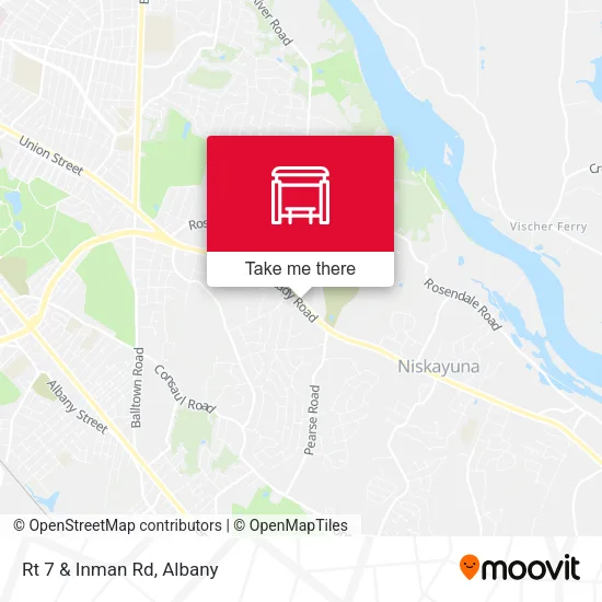 Mapa de Rt 7 & Inman Rd