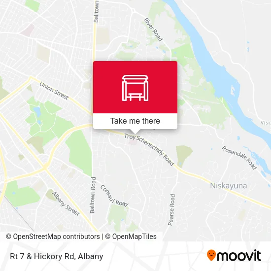 Mapa de Rt 7 & Hickory Rd
