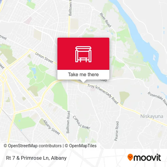 Mapa de Rt 7 & Primrose Ln