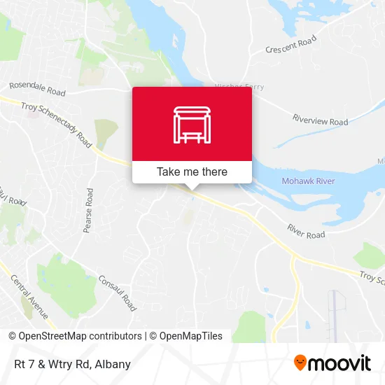 Mapa de Rt 7 & Wtry Rd
