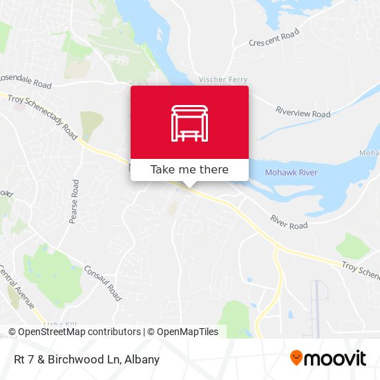 Mapa de Rt 7 & Birchwood Ln