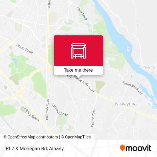 Mapa de Rt 7 & Mohegan Rd