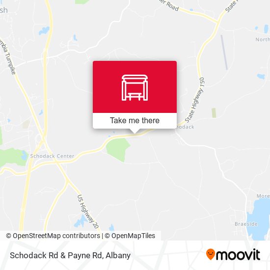 Mapa de Schodack Rd & Payne Rd