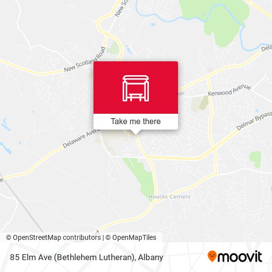 85 Elm Ave (Bethlehem Lutheran) map
