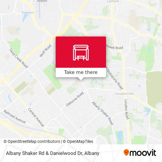 Mapa de Albany Shaker Rd & Danielwood Dr