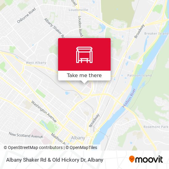 Mapa de Albany Shaker Rd & Old Hickory Dr