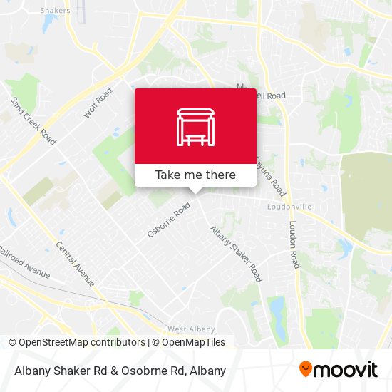 Mapa de Albany Shaker Rd & Osobrne Rd