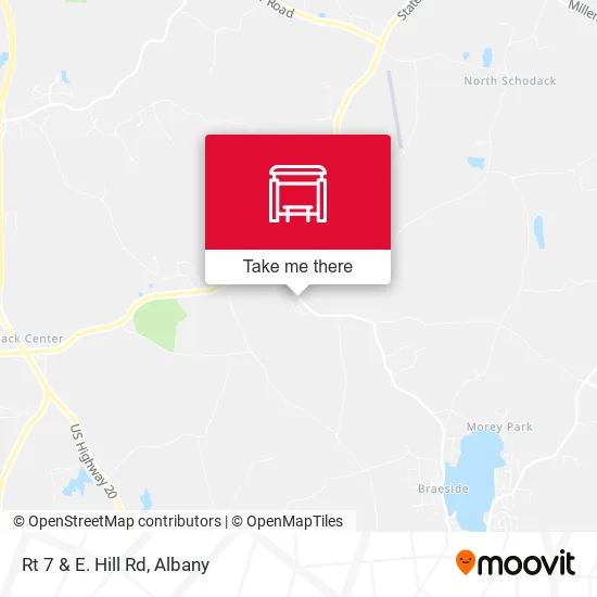 Mapa de Rt 7 & E. Hill Rd